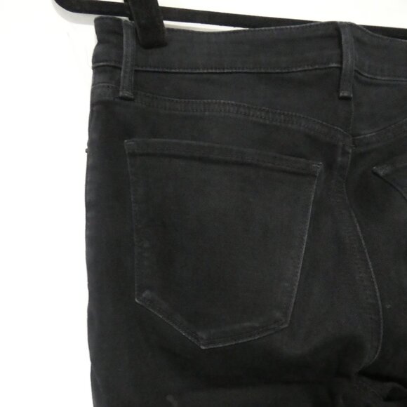 LUCKY BRAND - Bridgette Skinny | 4/27 ankle | Stylish Black Skinny Jeans Raw Hem - Picture 10 of 16